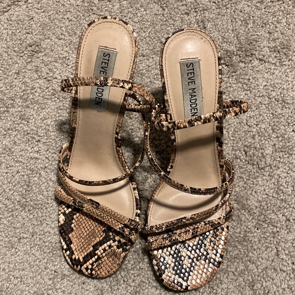Steve Madden Women's Sandals - Snakeskin Pattern